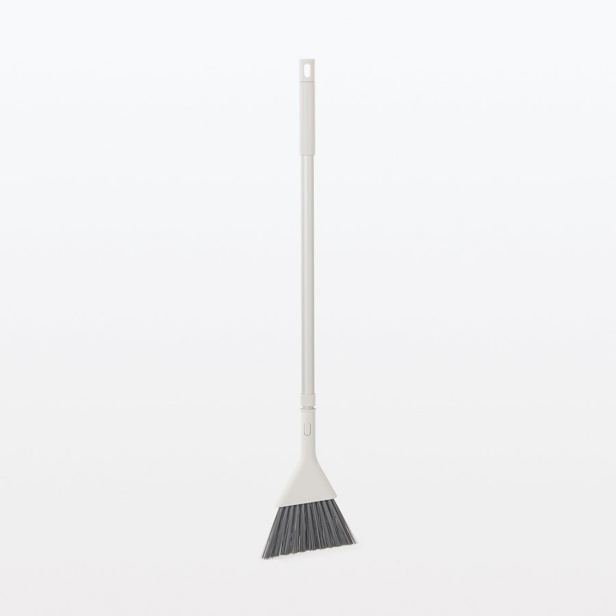 Outdoor broom with replaceable head