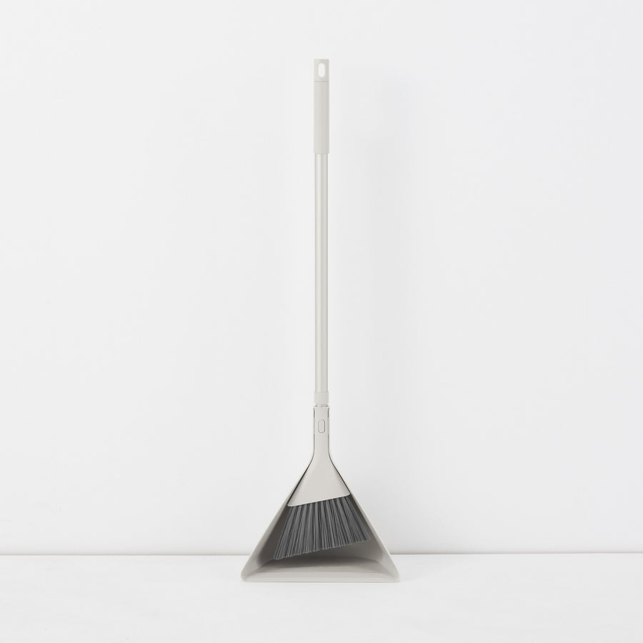 Outdoor broom with replaceable head