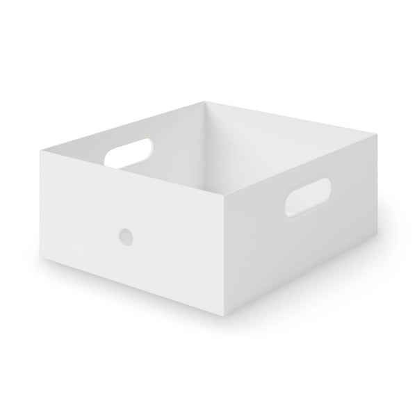 Polypropylene File Box Standard 1/2 White Gray