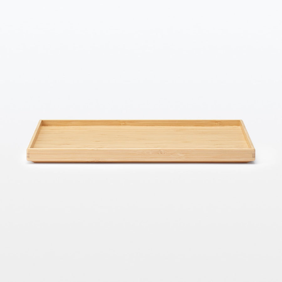 Stackable bamboo rectangular box lid