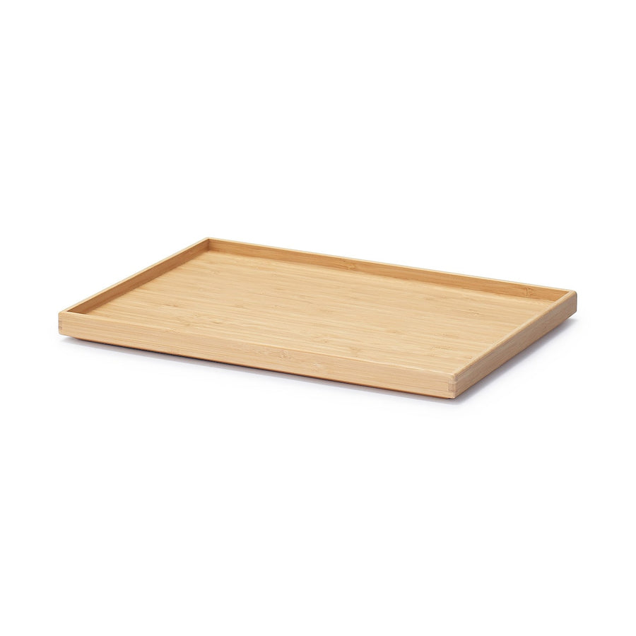 Stackable bamboo rectangular box lid