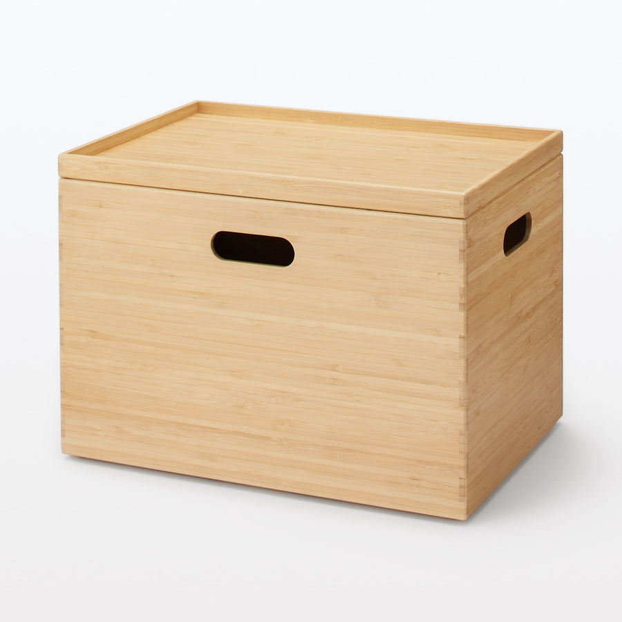 Large Stackable Bamboo Rectangular Box