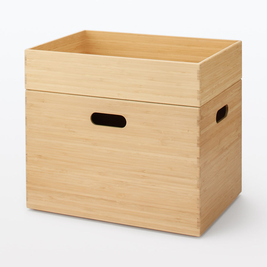 Large Stackable Bamboo Rectangular Box