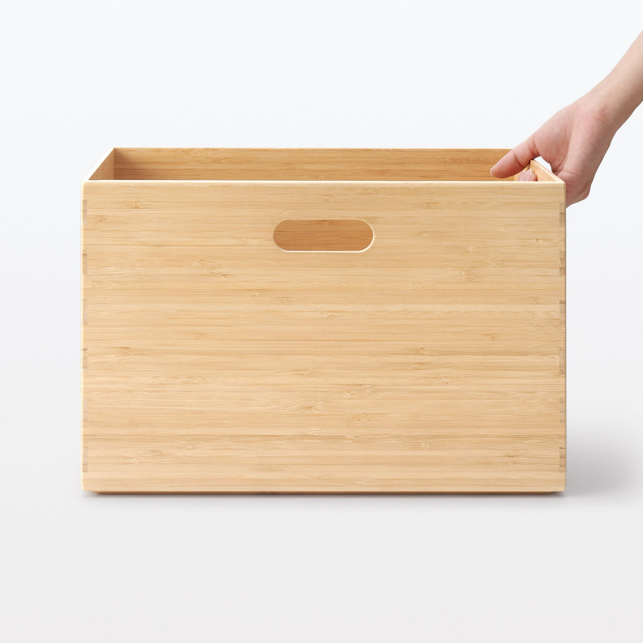 Large Stackable Bamboo Rectangular Box