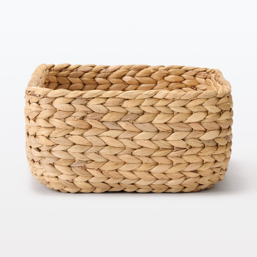 Water hyacinth rectangular basket small