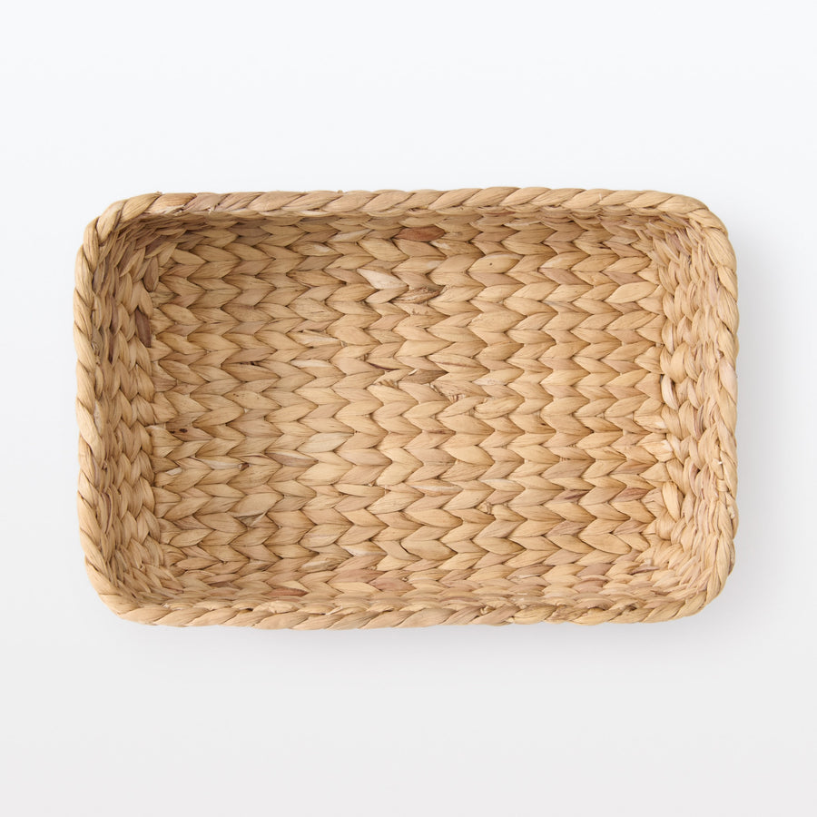 Water hyacinth rectangular basket small