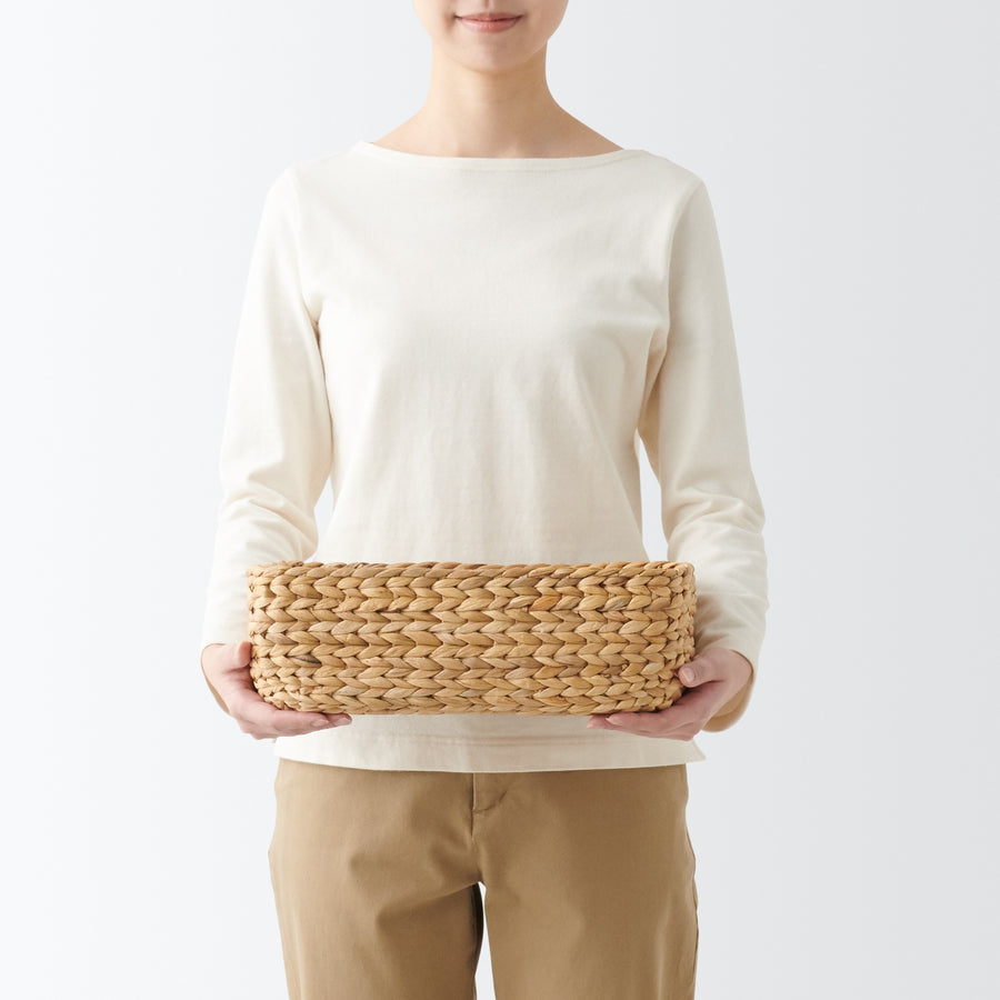 Water hyacinth rectangular basket small