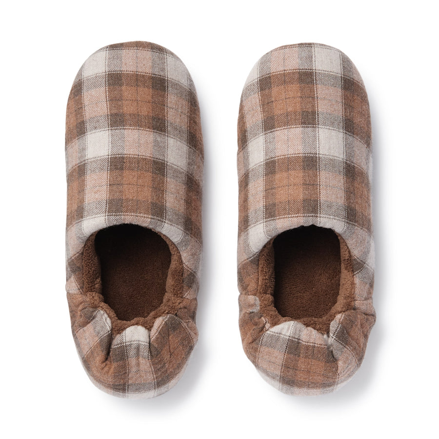 Cotton flannel room shoes