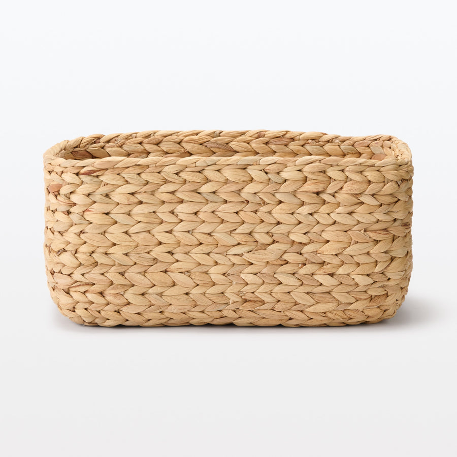 Water hyacinth rectangular basket medium