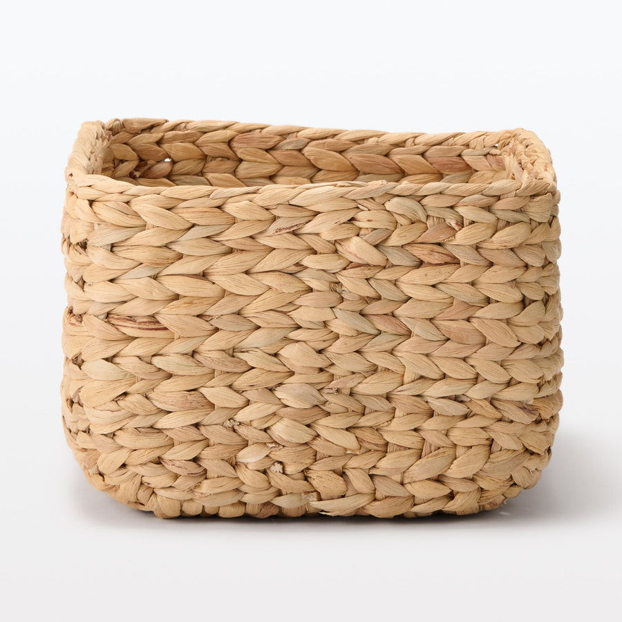 Water hyacinth rectangular basket medium