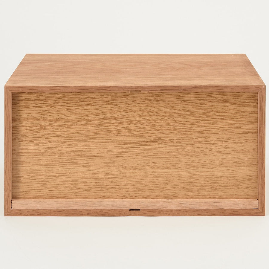 Stacking chest, half, 2 drawers, oak veneer