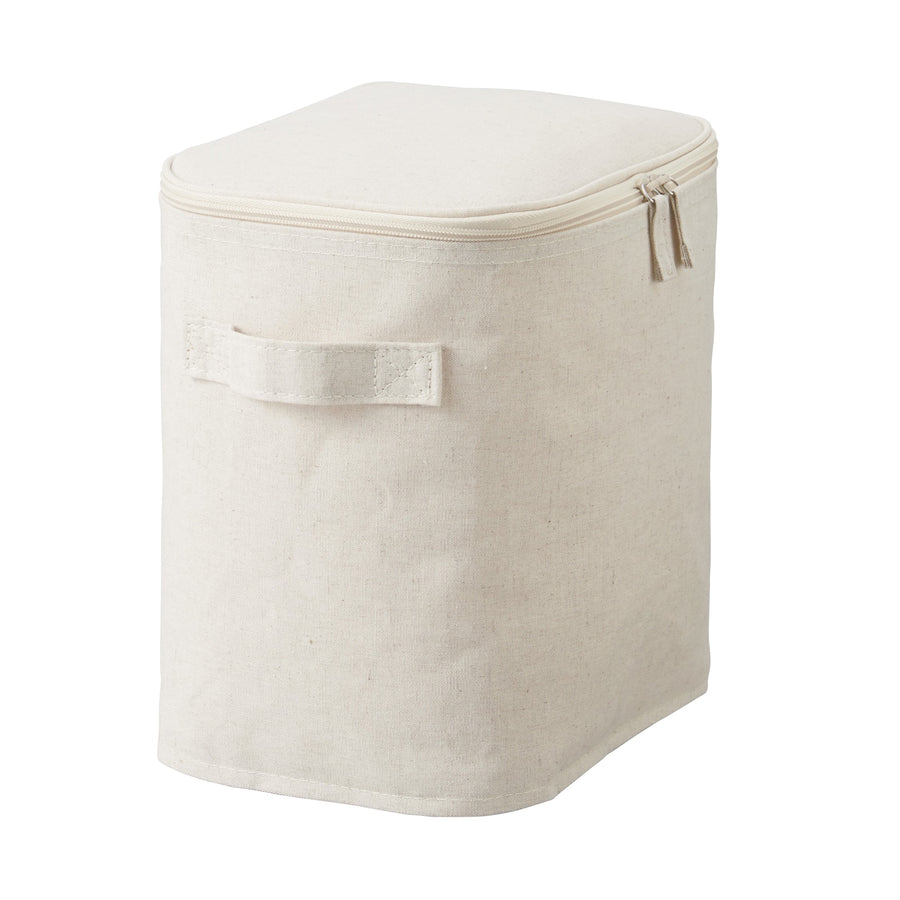 Polyester linen softbox, rectangular, medium, lid type, half