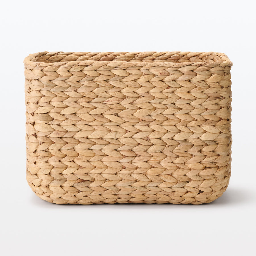 Water hyacinth rectangular basket large