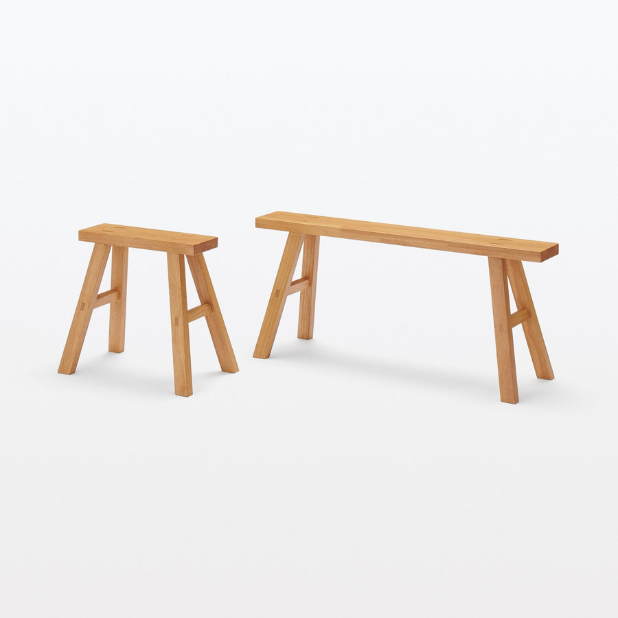 Small wooden bench