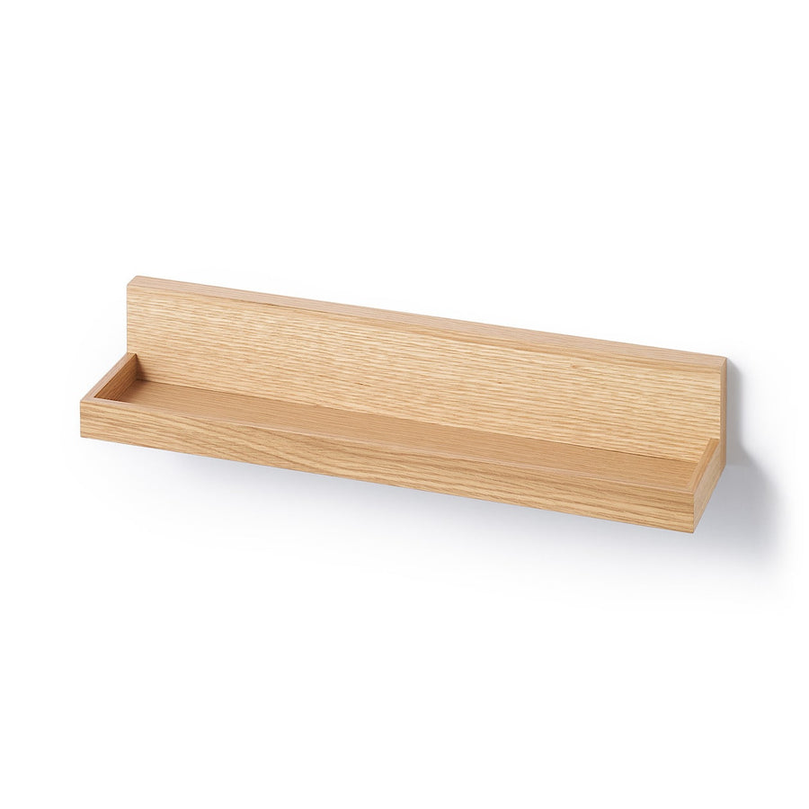 Wall-mounted furniture tray, oak veneer, width 44cm