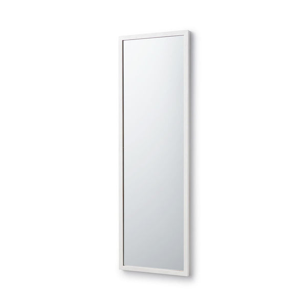 Wall-mounted furniture mirror, oak, light grey, medium