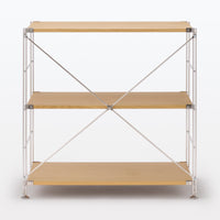 美良品
デサント メイト モデル
S.I.Oミドラー 無印良品(MUJI) Stainless steel unit shelf, oak shelf set