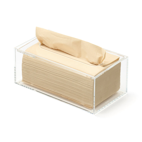 Acrylic tissue box/for soft pack tissue