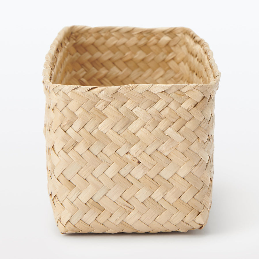 Seagrass Ajiroi Weave Organizing Basket, Rectangular, Medium, Half