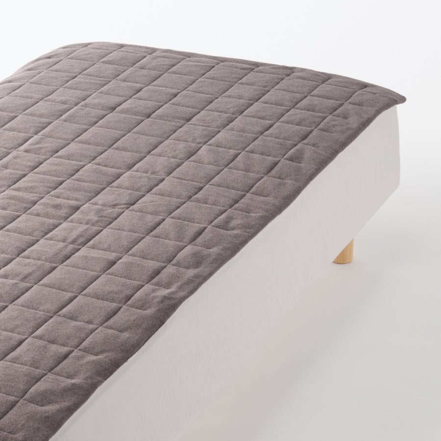 Smooth fleece non-slip mattress pad/S