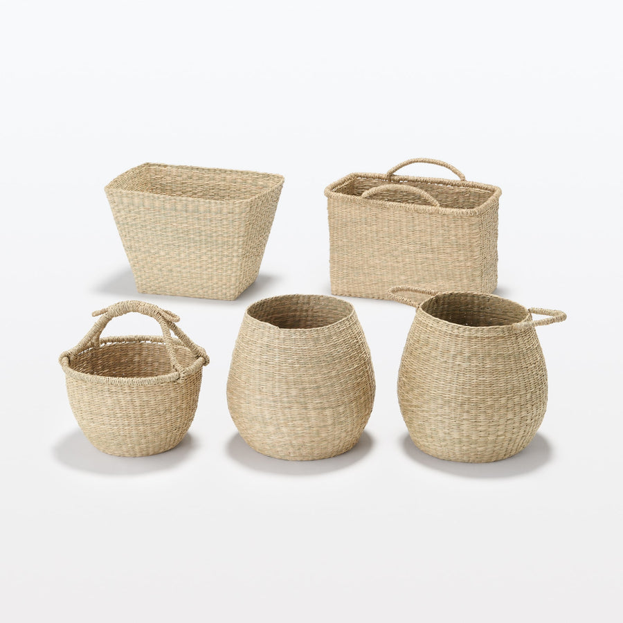 Seagrass Hand-woven Basket, Trapezoid