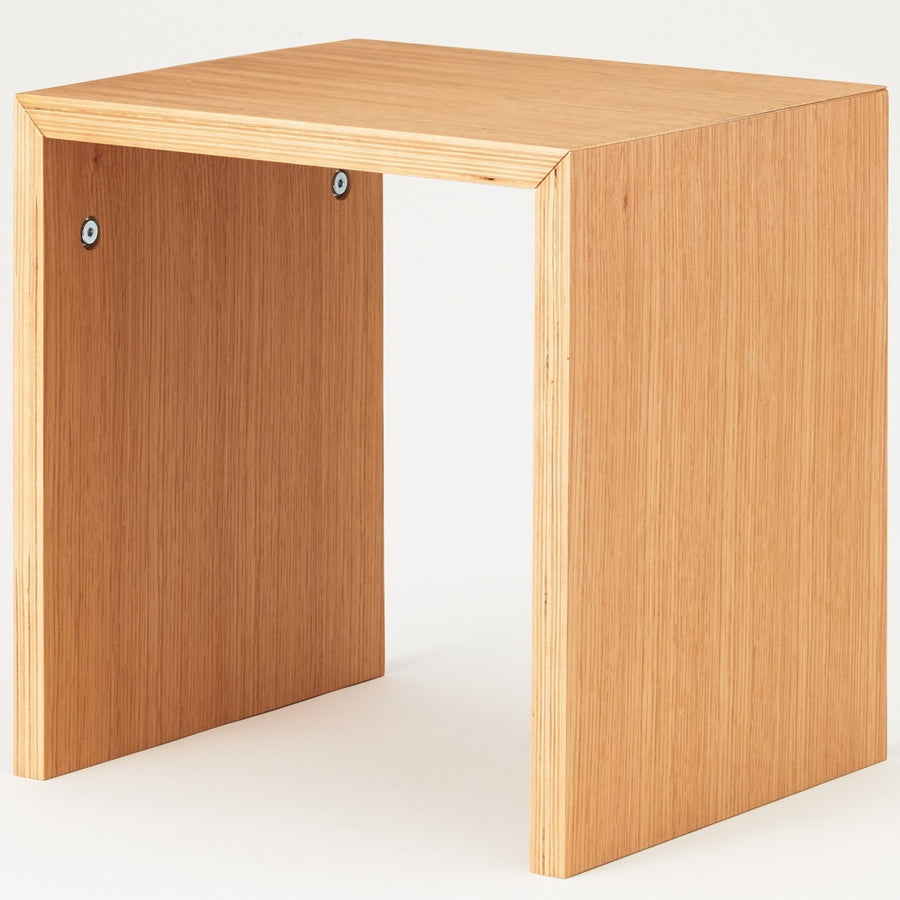 L-shaped furniture, laminated plywood, oak, width 35cm