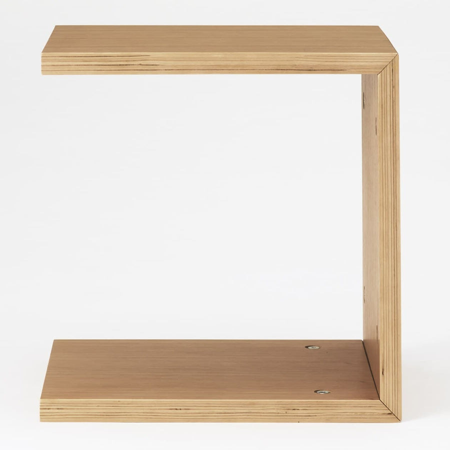 L-shaped furniture, laminated plywood, oak, width 35cm