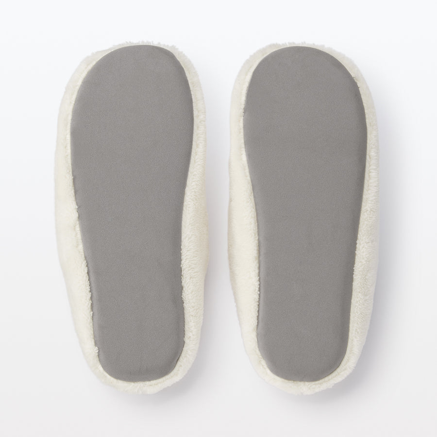 Warm fiber insole slippers