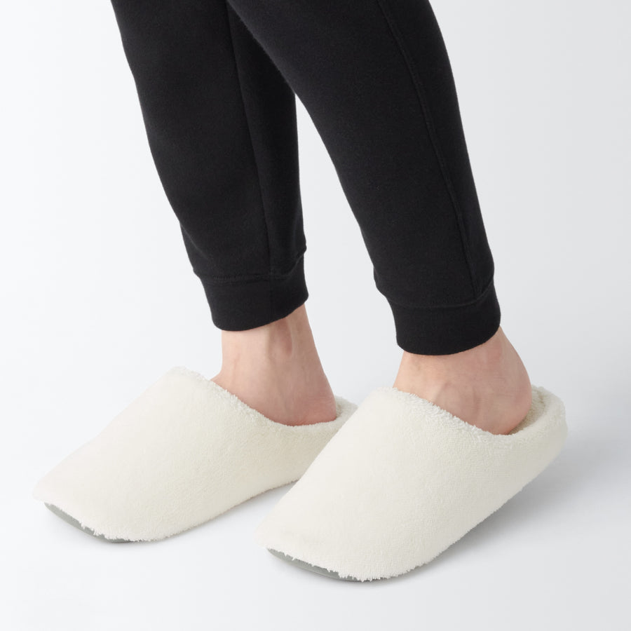 Warm fiber insole slippers