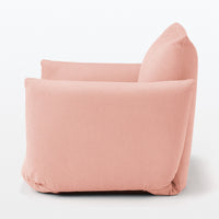 無印良品(MUJI) リクライニングフロアソファ 1シーター ピンク - MIRUMU