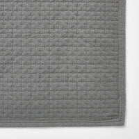 無印良品(MUJI) 洗いざらしの綿キルティングラグ [100×195cm] グレー