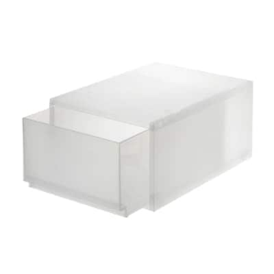 Polypropylene small item storage case, large