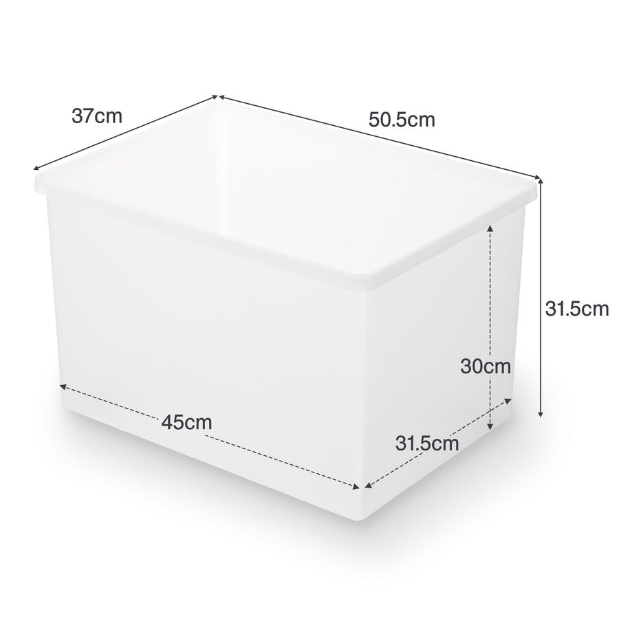 Polypropylene Storage Box Wide Large