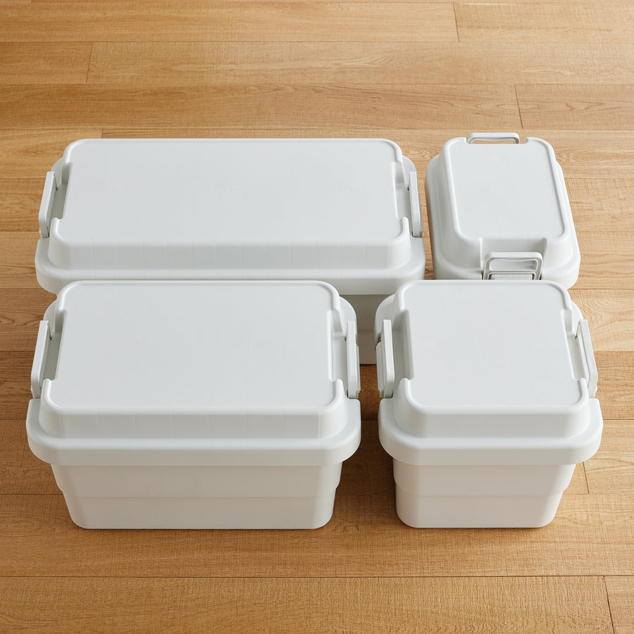 Large sturdy storage box made from recycled polypropylene