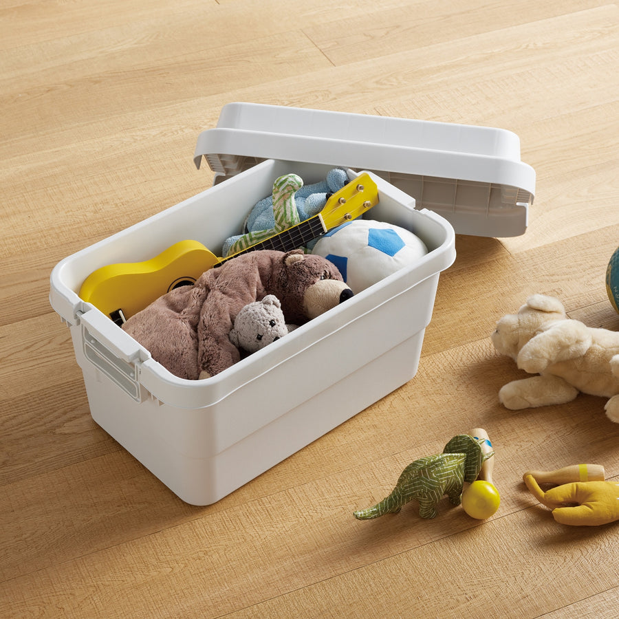 Large sturdy storage box made from recycled polypropylene