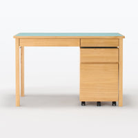 MUJI/無印良品 リノリウム天板 オーク材 木製デスク デスク棚付き 美品 Amazon.co.jp: 無印良品 木製デスク ピンク 幅110×奥行55×高さ