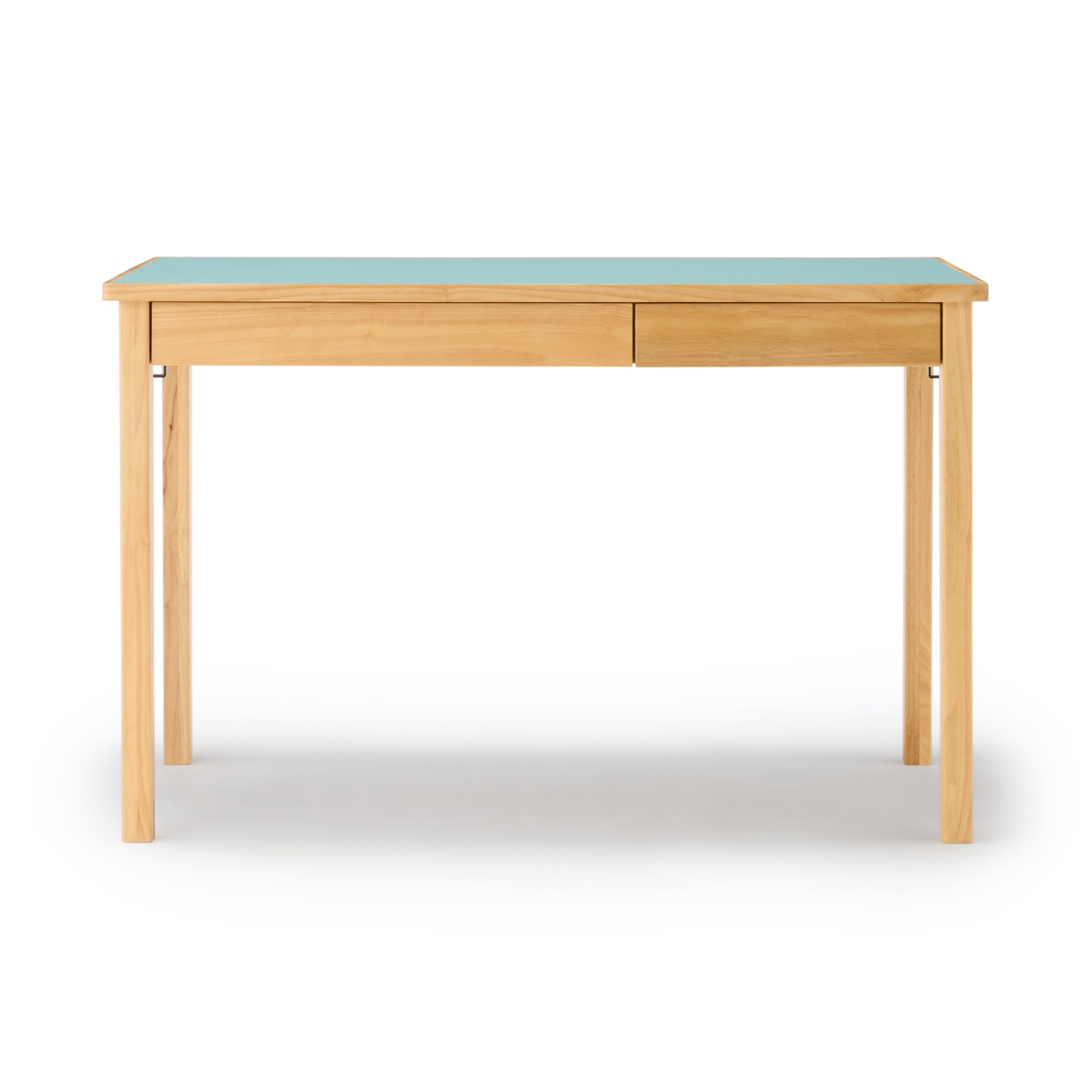 無印良品(MUJI) 木製デスク リノリウム天板 - ミルム 家具