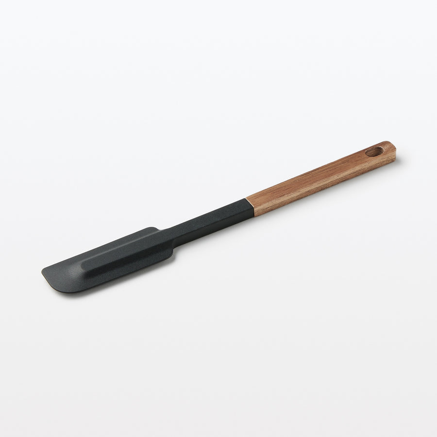 Silicone Slim Spatula with Wooden Handle