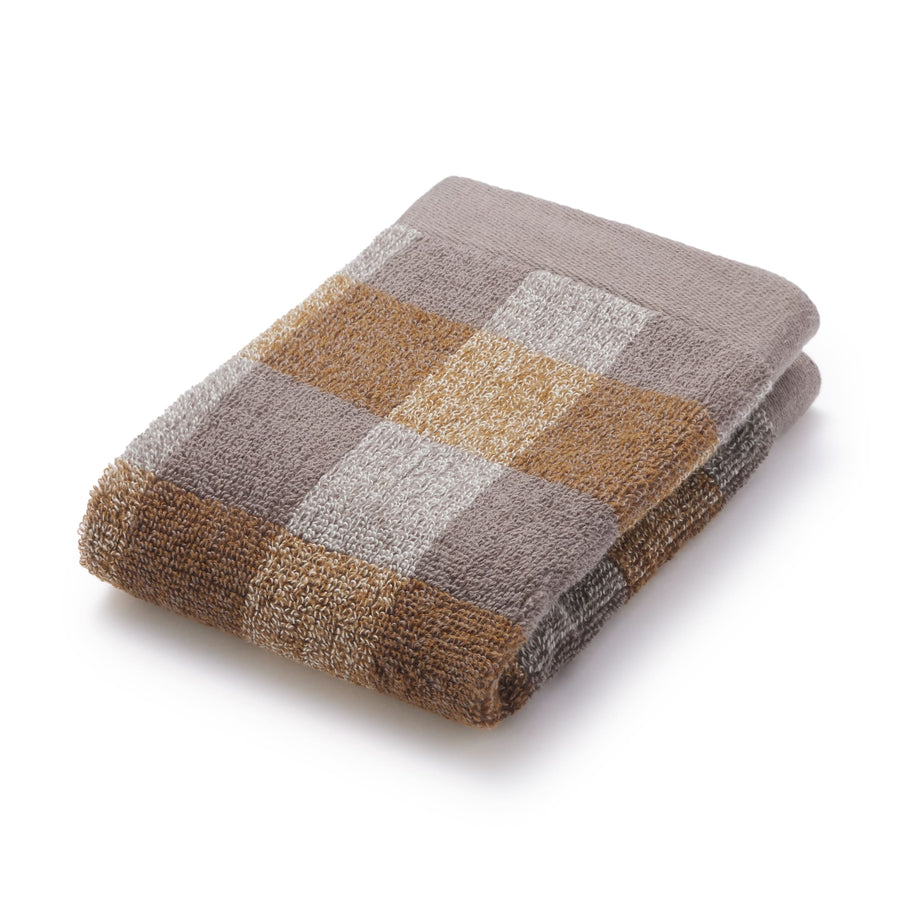 Fluffy pile hand towel (patterned)