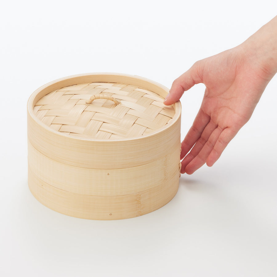 Bamboo steamer (small) with lid