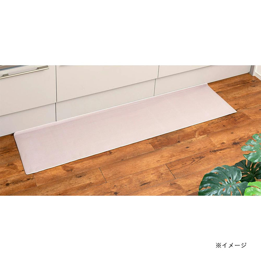 すき間を埋めるキッチンマット L-Fit ピンク 約45×180cm