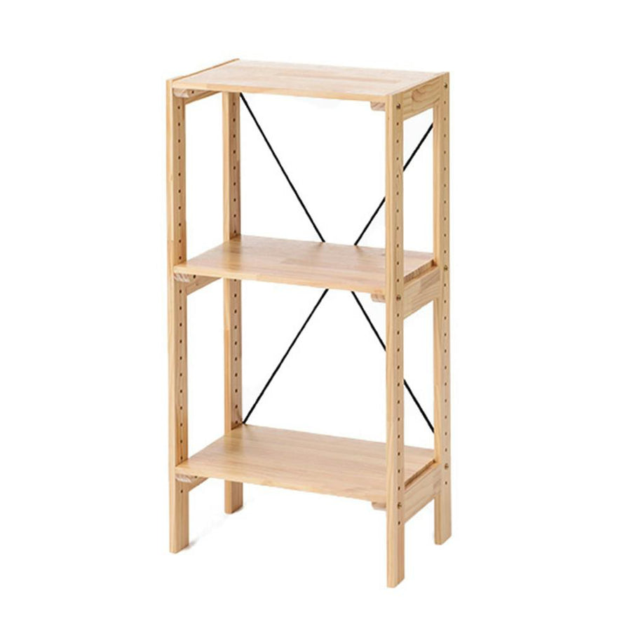 Wooden rack, 3 shelves, width 46cm