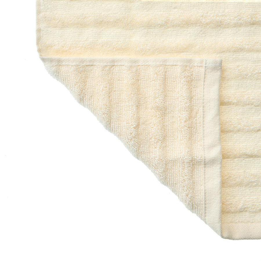 Fluffy Dobby Border Large Bath Towel Ivory