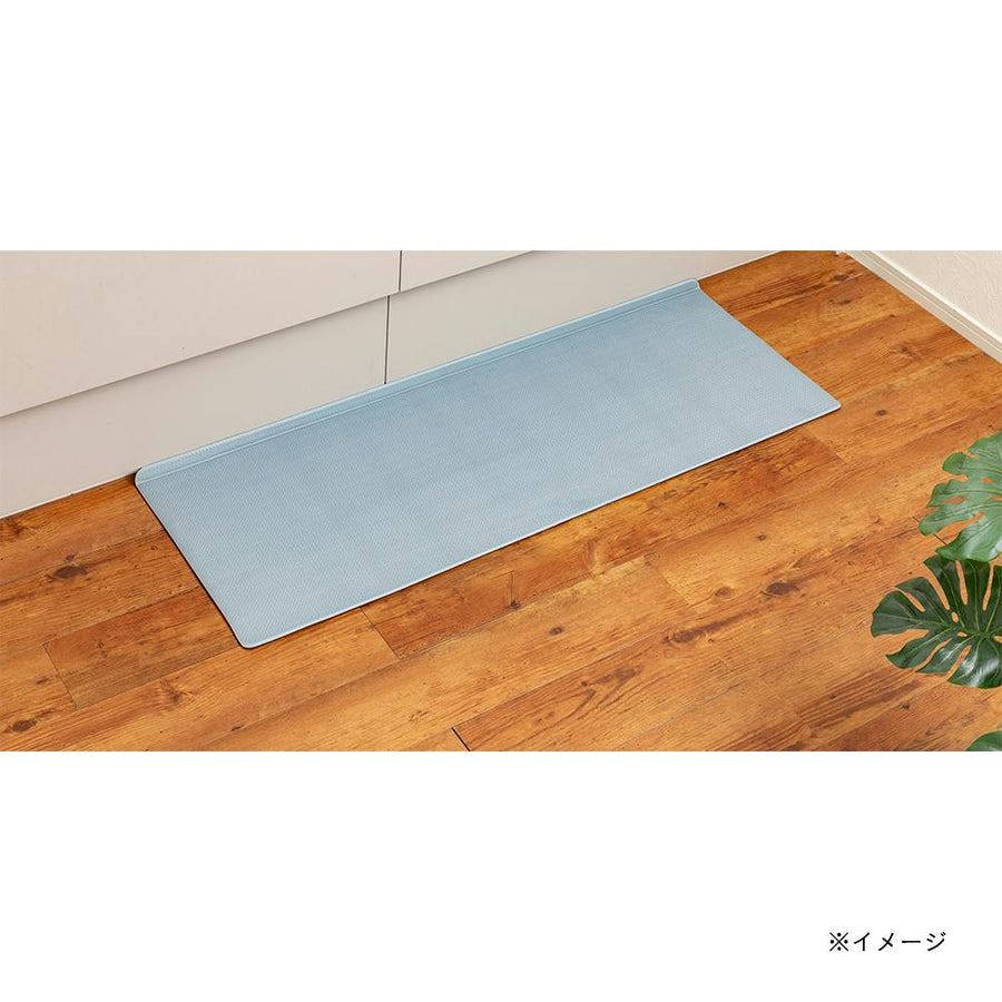 すき間を埋めるキッチンマット L-Fit グレー 約45×120cm