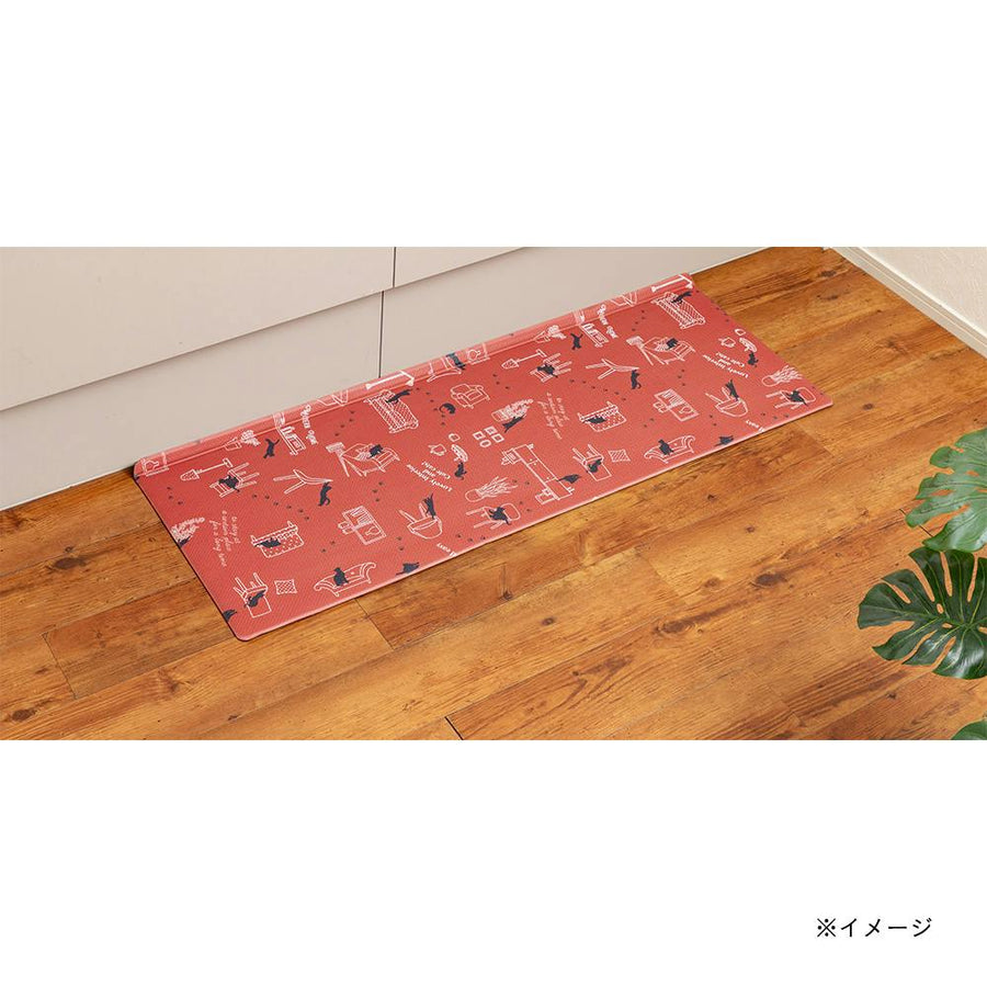 すき間を埋めるキッチンマット L-Fit キャット 約45×120cm