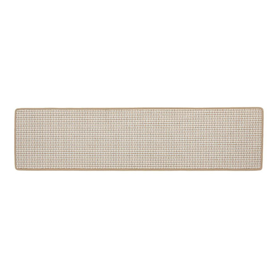 Fabric kitchen mat, beige, 45 x 180 cm