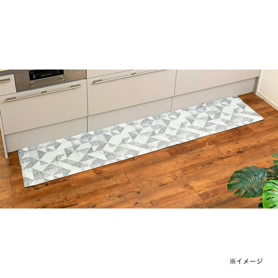 すき間を埋めるキッチンマット L-Fit 幾何柄 約45×240cm