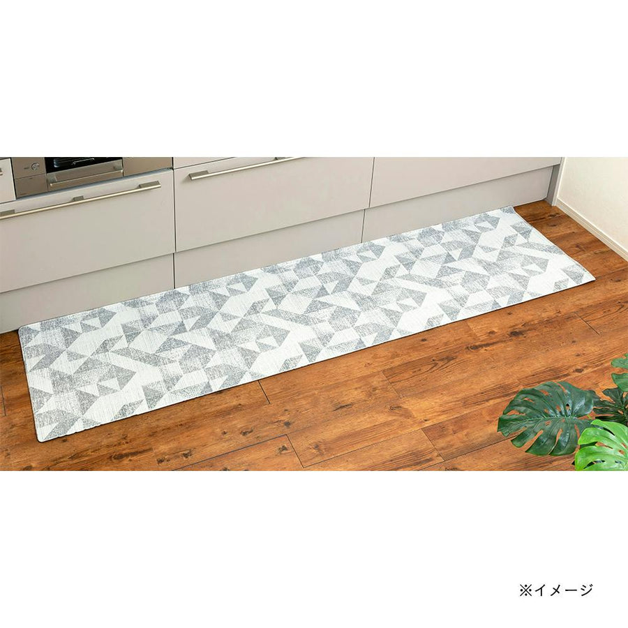 すき間を埋めるキッチンマット L-Fit 幾何柄 約60×240cm