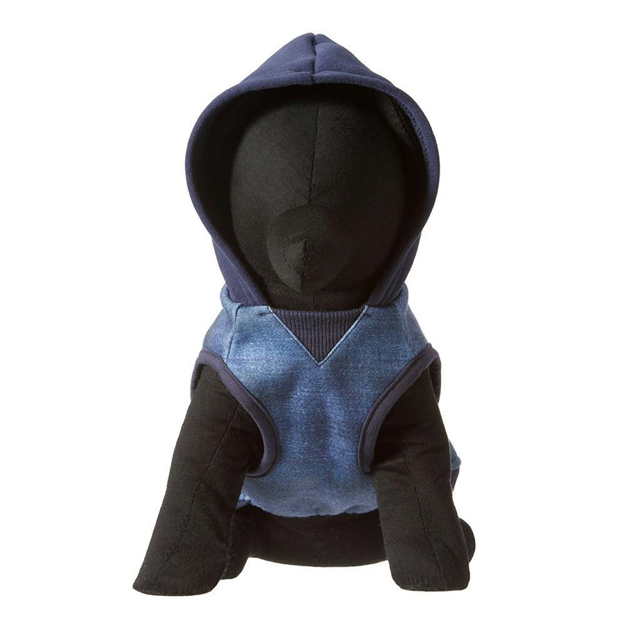 Denim Print Hoodie SS Size Pet Clothes (Dog Clothes)