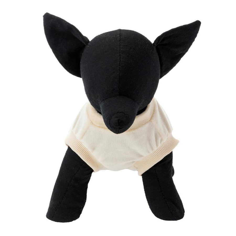 Corduroy cut and sew, cream, FL size, pet clothes (dog clothes)